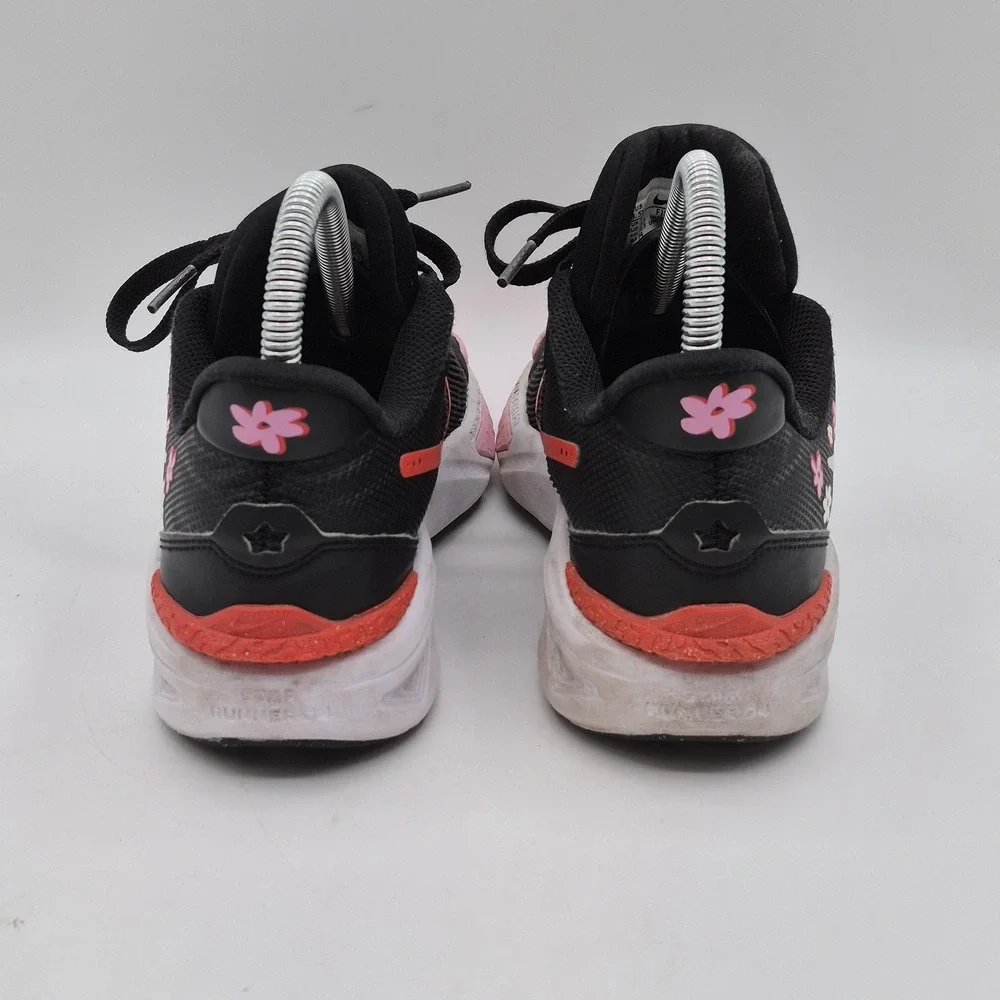Nike Running Shoes Youth Size 3.5Y Black Pink Flower Mesh Sneaker FJ8077-001 - Picture 7 of 13